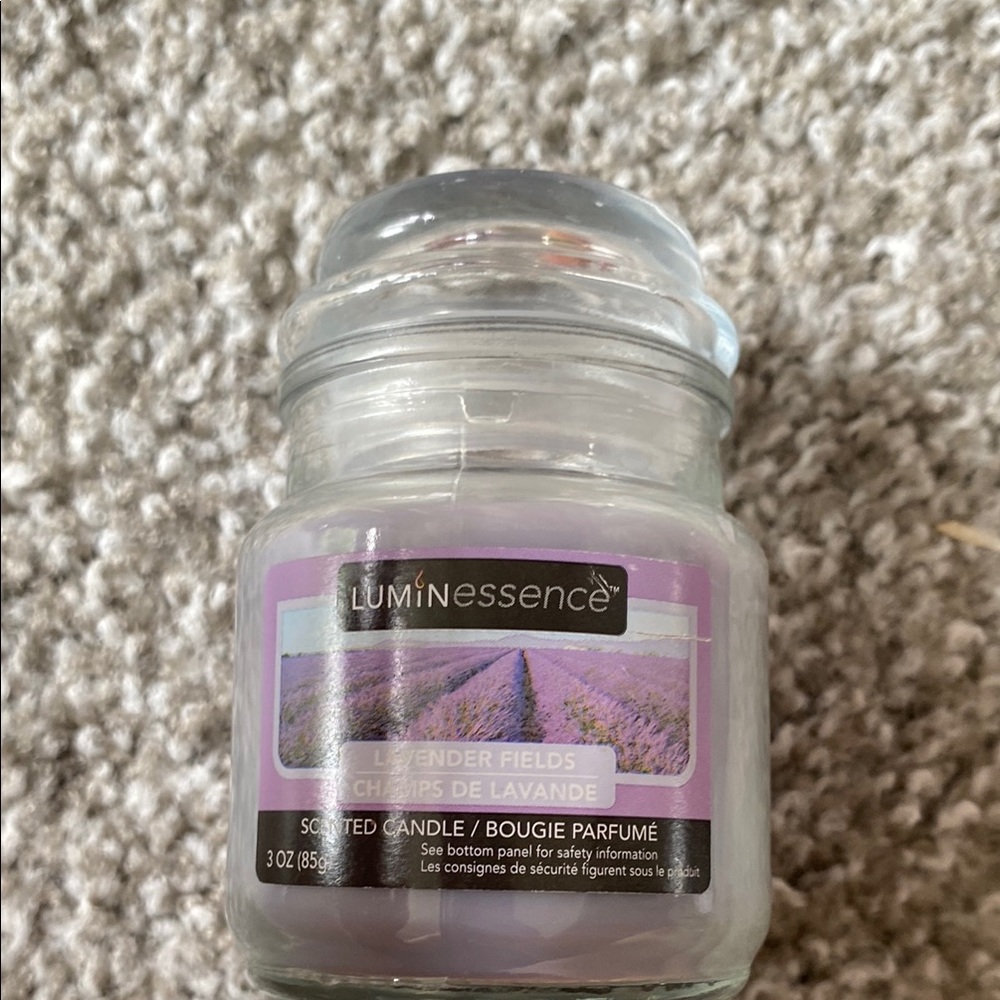 LIGHTLY USED Lumin-essence Lavender One Wick Candle